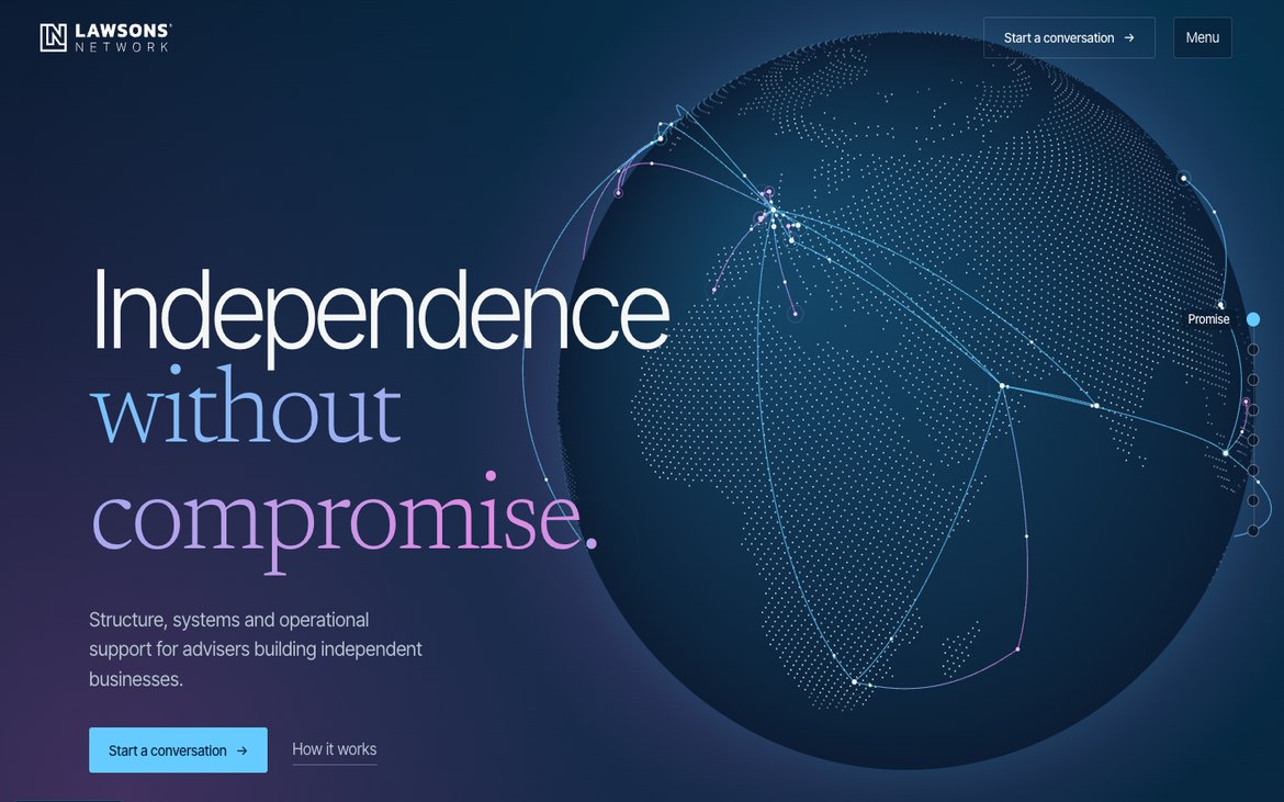 The Lawsons Network website